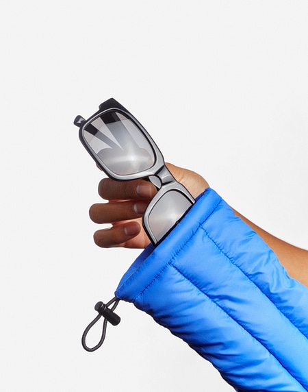 &Alpha;&xi;&epsilon;&sigma;&omicron;&upsilon;ά&rho; Hawkers PADDED POUCH - BLUE