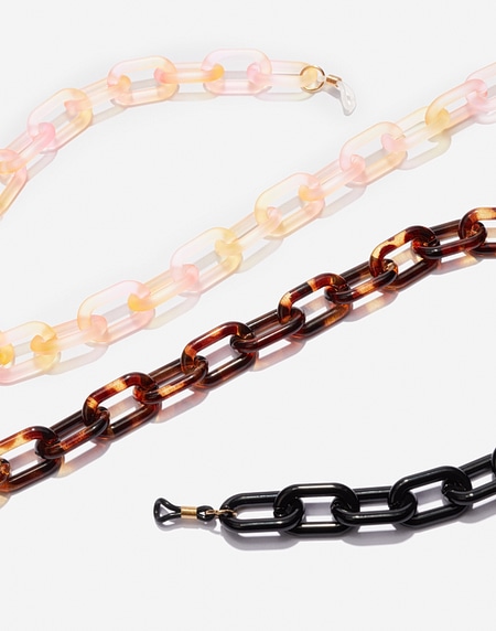 Accessories Hawkers LINK BIG CHAIN - GRADIENT PINK TO YELLOW