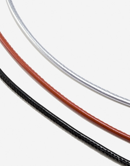 Accessoires Hawkers LEATHER ROUND CORD - BLACK