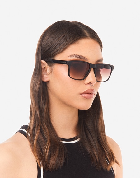 Gafas de sol Hawkers PEAK METAL - BLACK SMOKY BROWN