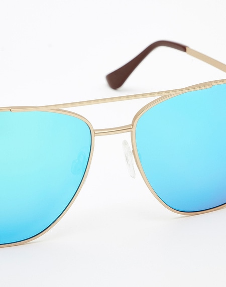 Nos Lunettes de Soleil Hawkers LAX - POLARIZED KARAT CLEAR BLUE