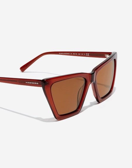Oculos de sol Hawkers FLUSH - POLARIZED RUSSIAN RED BROWN