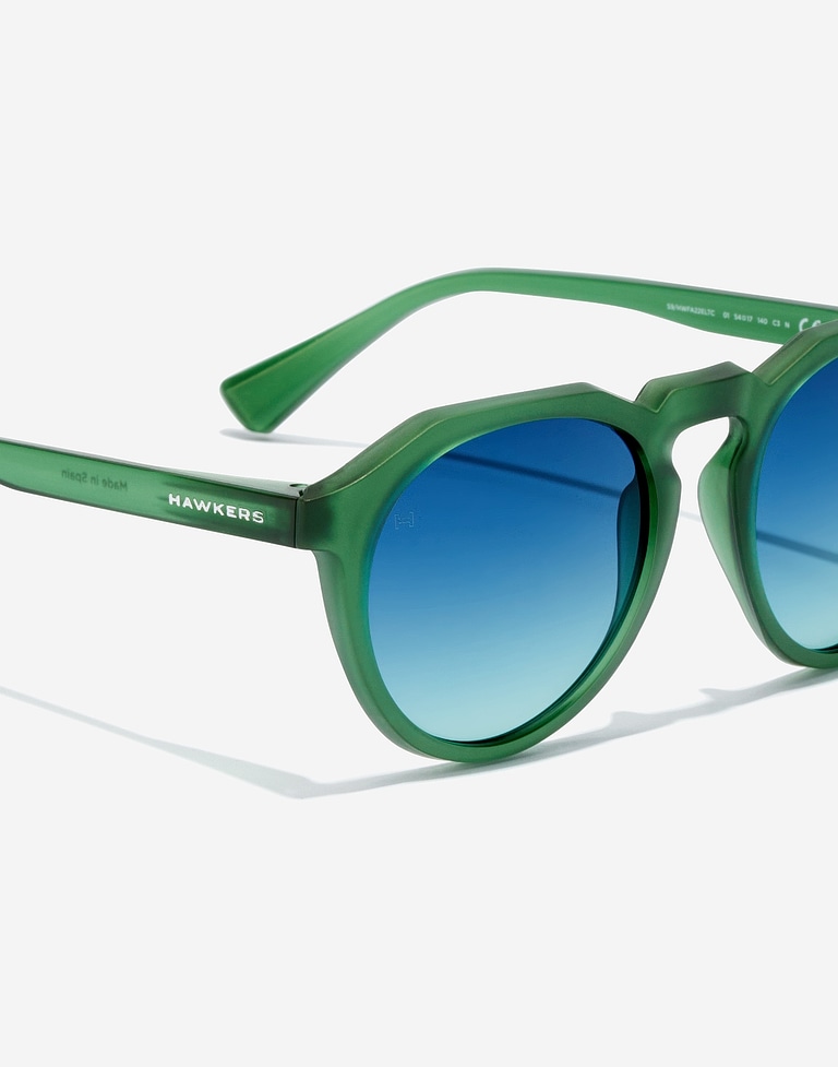 Nos Lunettes de Soleil Hawkers WARWICK RAW - SOFT GREEN BLUE