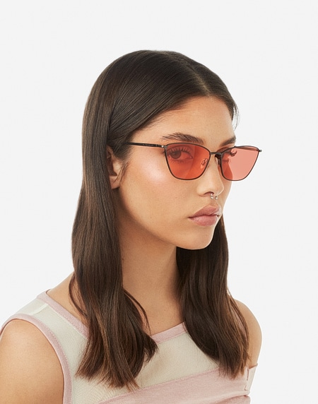 Nos Lunettes de Soleil Hawkers FRESH - GUN METAL ORANGE
