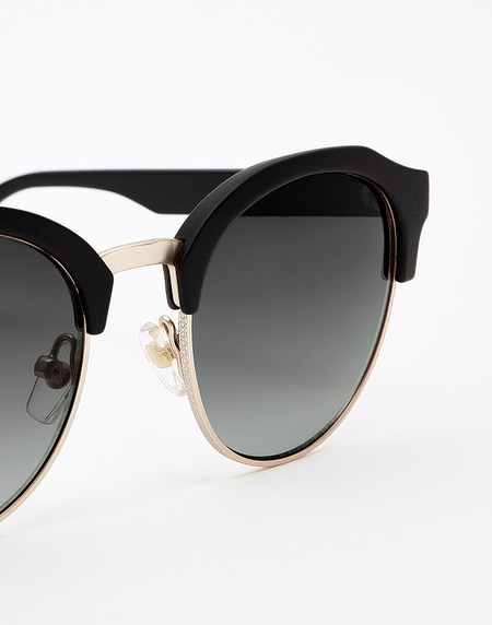 Lentes de sol Hawkers RUBBER BLACK - DARK CLASSIC ROUNDED