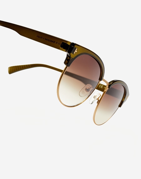 Nos Lunettes de Soleil Hawkers NEW CLASSIC ROUNDED - OLIVE EARTH