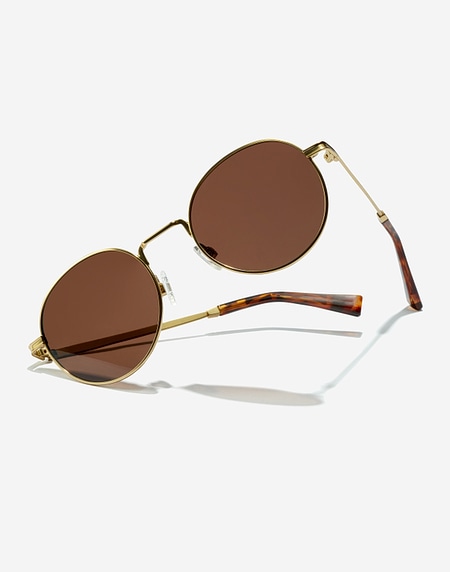 Sunglasses Hawkers MOMA - POLARIZED GOLD HAVANA
