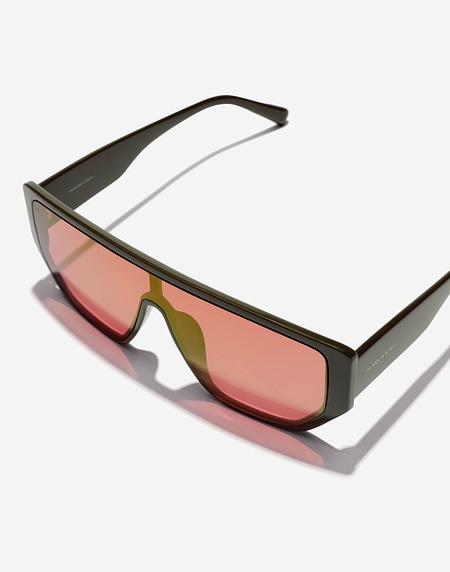Sunglasses Hawkers METRO - DARK KHAKI FUCSIA ECO
