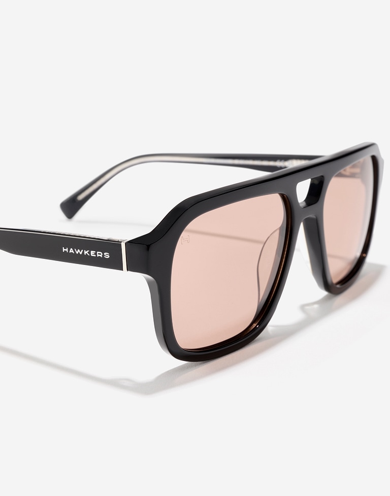 Sunglasses Hawkers CROUPIER - BLACK NUDE BROWN