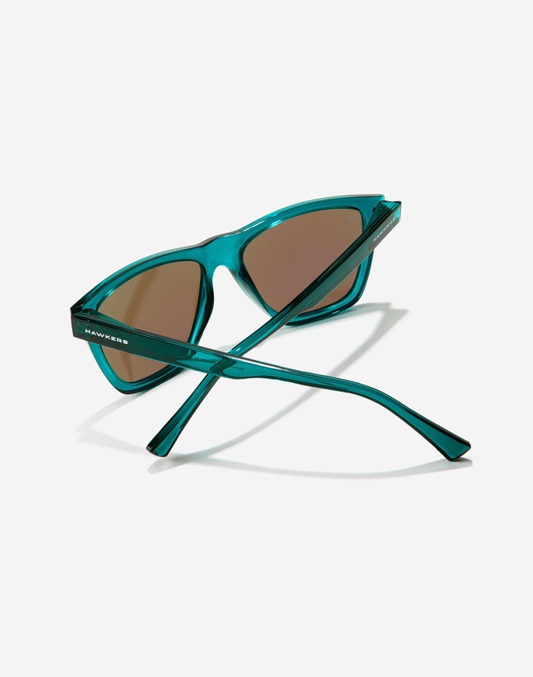 Nos Lunettes de Soleil Hawkers ONE LS RAW - TEAL CLEAR BLUE