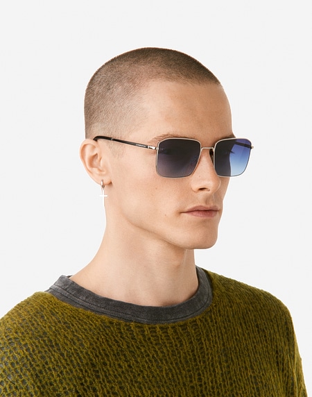 Nos Lunettes de Soleil Hawkers IRIS - SILVER BLUE DENIM