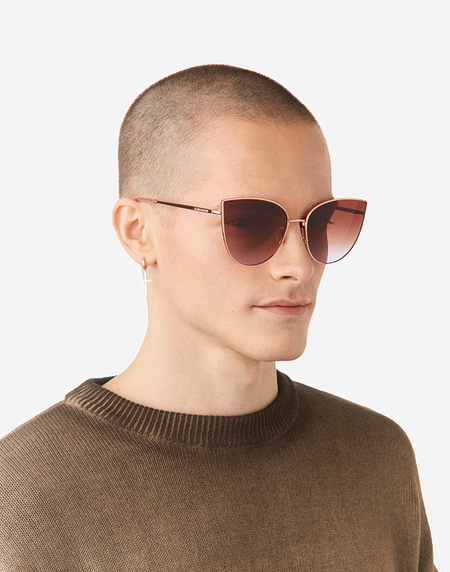 Sunglasses Hawkers ALL IN - ROSE GOLD LILAC