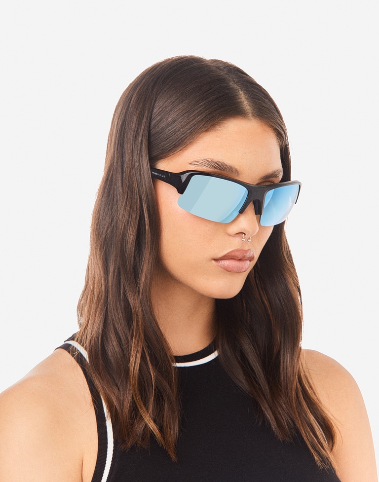 Sonnenbrille Hawkers BAT - BLACK BLUE CHROME