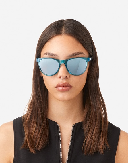 Sunglasses Hawkers TRAIL - POLARIZED CYAN BLUE CHROME