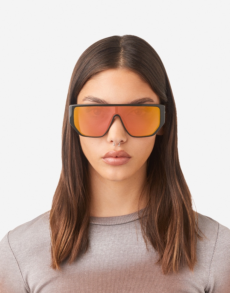 Nos Lunettes de Soleil Hawkers METRO - DARK KHAKI FUCSIA ECO