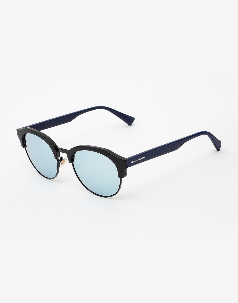 Sunglasses Hawkers BLACK - NAVY BLUE CHROME CLASSIC&nbsp;ROUNDED