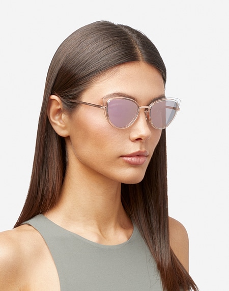 Sunglasses Hawkers AIR ROSE GOLD FELINE