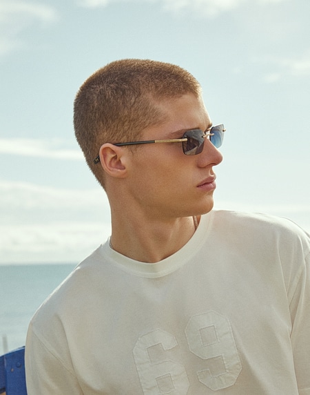 Occhiali da sole HAWKERS ENIGMA - LIGHT GOLD BLUE TO GREEN