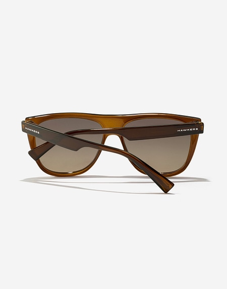 Sonnenbrille Hawkers RUNWAY - CAMEL SMOKY BLACK