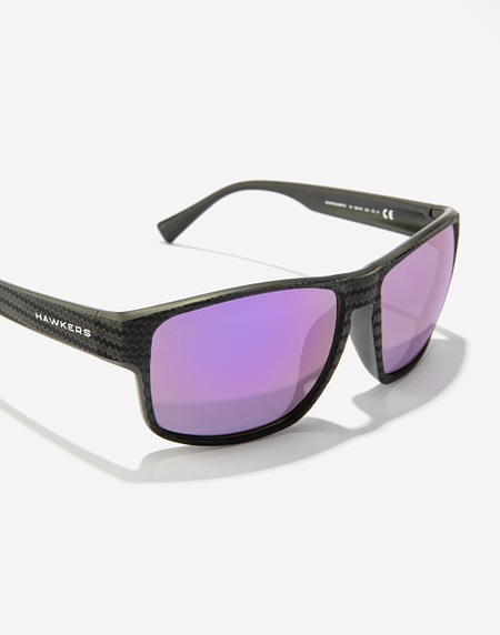 Sunglasses Hawkers FASTER RAW CARBON FIBER - BLACK JOKER