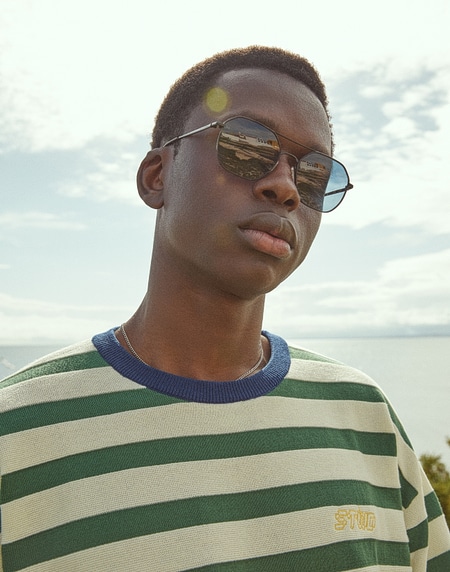 Sonnenbrille HAWKERS STRIDE - GUN METAL DARK BLUE