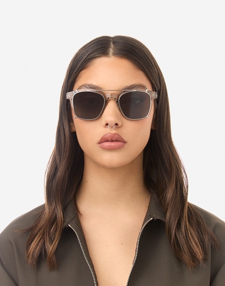 Oculos de sol Hawkers DOT - CLIP ON OAT MILK BB