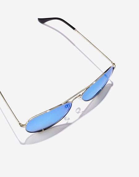 Sunglasses Hawkers HAWK - POLARIZED SILVER BLUE