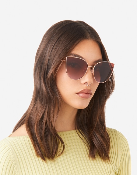 Sunglasses Hawkers ALL IN - ROSE GOLD LILAC