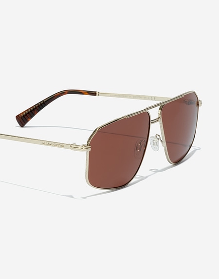 Sunglasses Hawkers POKER - GOLD ROSEWOOD