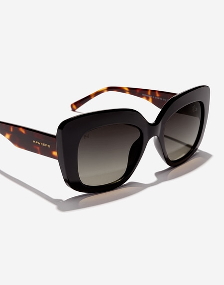 Sonnenbrille Hawkers TANGO - CAREY SMOKY BLACK ECO