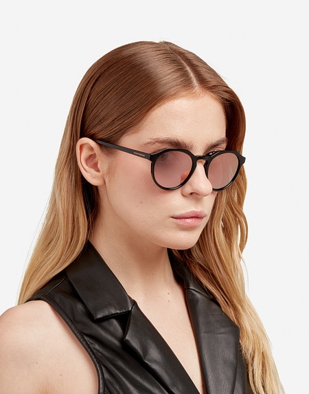 Lentes de sol Hawkers BLACK ROSE GOLD WARWICK XS