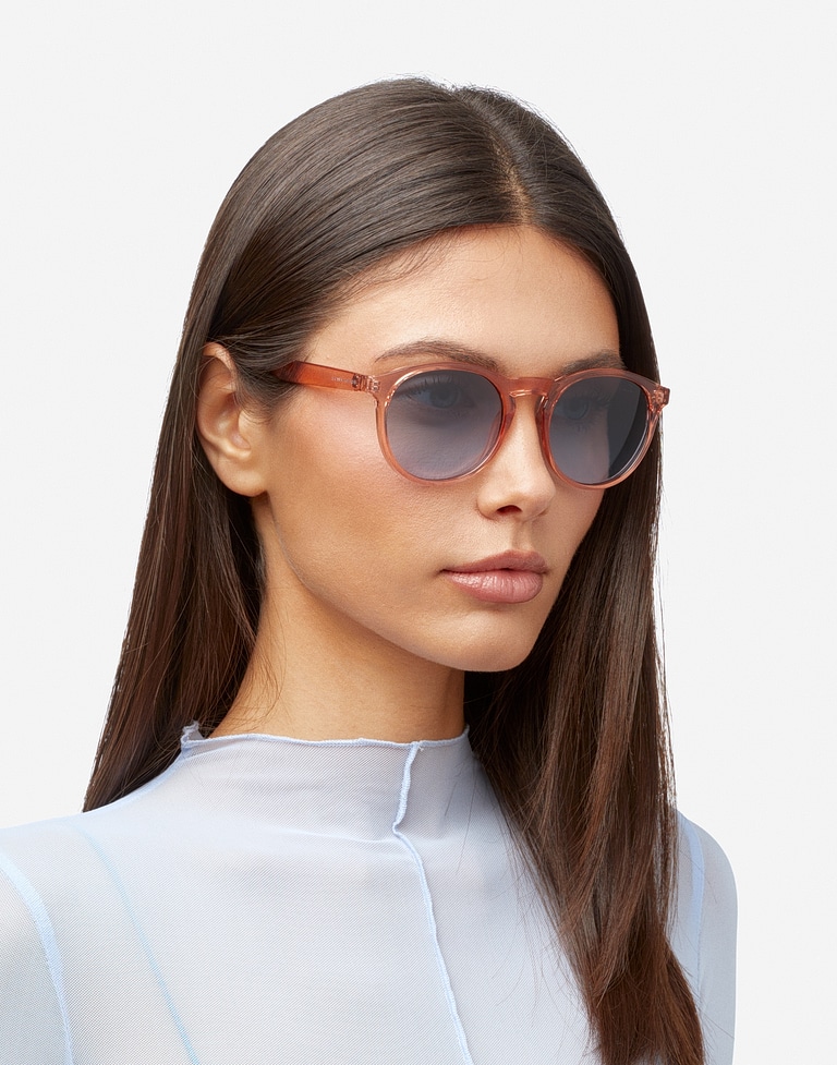 Sonnenbrille Hawkers CRYSTAL CHAMPAGNE - DEEP BLUE BEL AIR