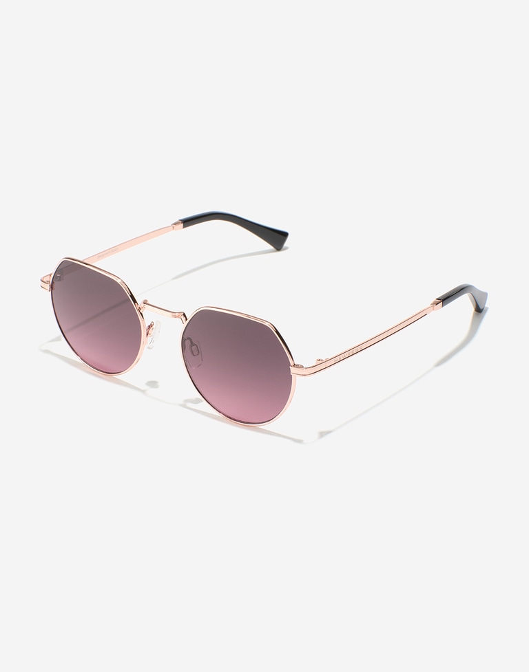 Sunglasses Hawkers AURA - ROSE GOLD BLACK TO PINK