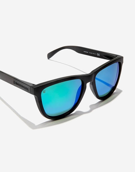 Sunglasses Northweek REGULAR MATTE BLACK - EMERALD