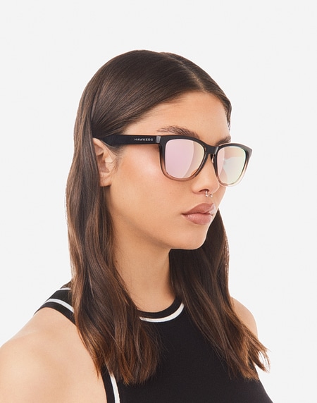 Sunglasses Hawkers POLARIZED FUSION - ROSE GOLD ONE