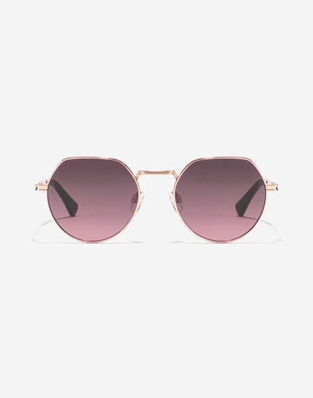 Sunglasses Hawkers AURA - ROSE GOLD BLACK TO PINK