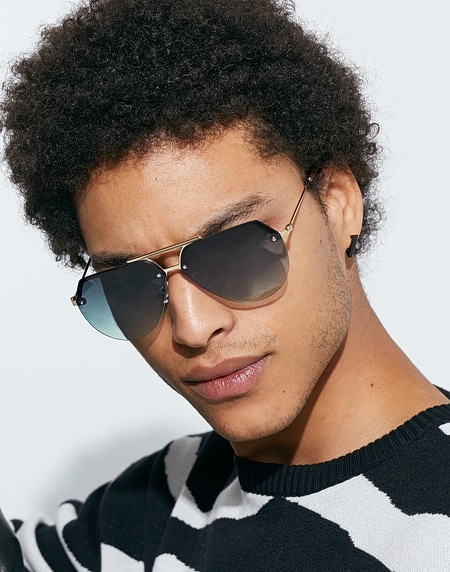 Sunglasses Hawkers COOPER - GOLD GREEN FOREST