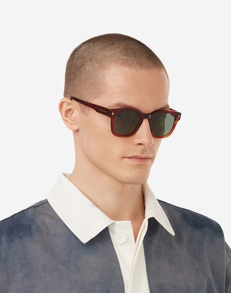 Sunglasses Hawkers STACK - PAPRIKA TURQUOISE ECO