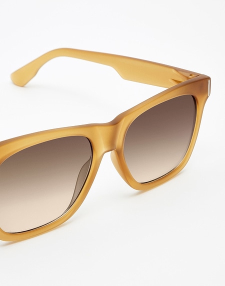 Sunglasses Hawkers FROZEN MUSTARD BROWN GRADIENT SUNSET XL