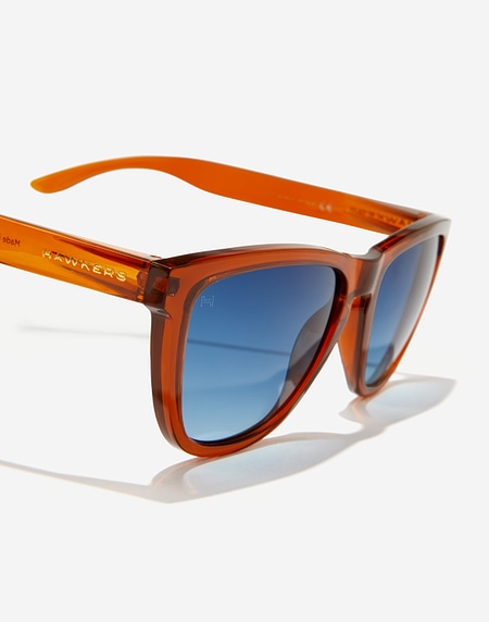 Oculos de sol Hawkers ONE RAW - CARAMEL BLUE DENIM