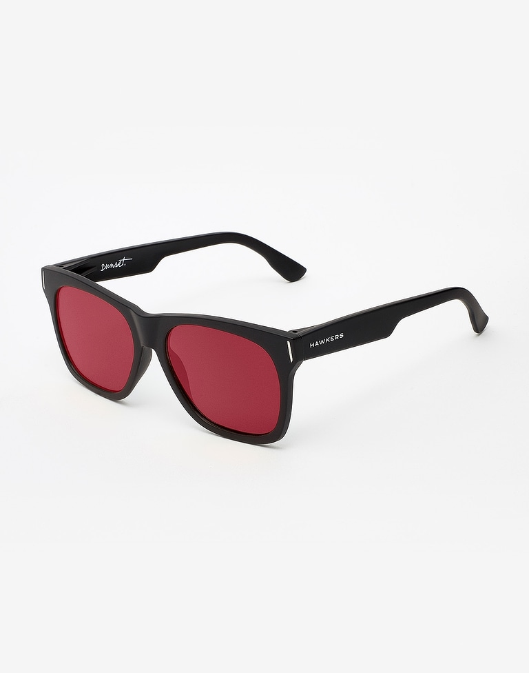 Sunglasses Hawkers CARBON BLACK RED SUNSET XL