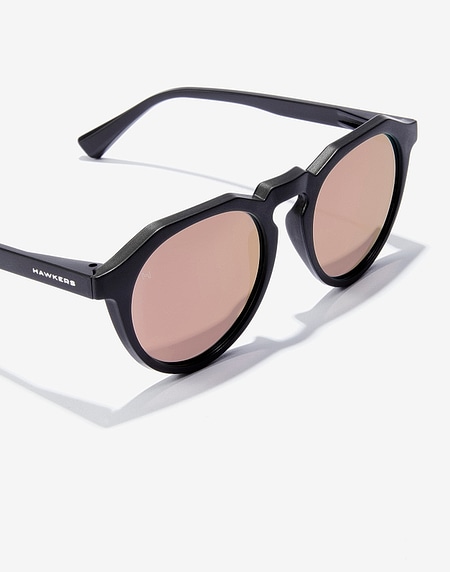 Nos Lunettes de Soleil Hawkers WARWICK RAW - BLACK ROSE GOLD
