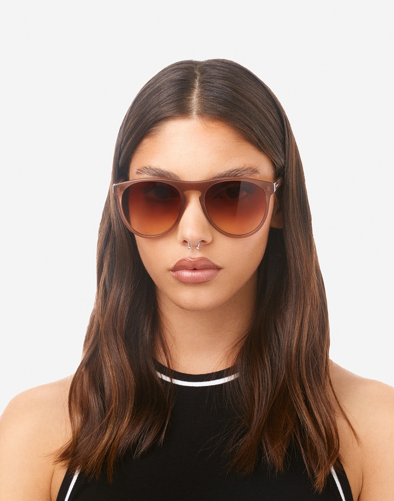 Sunglasses Hawkers JOKER - BEIGE TERRACOTA