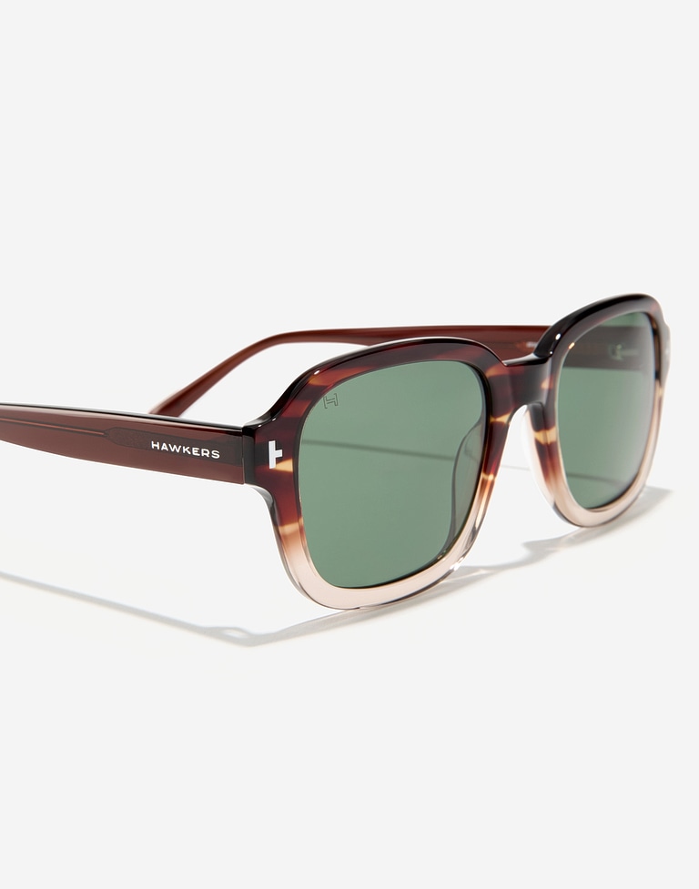 Nos Lunettes de Soleil Hawkers TWIST - BROWN ALLIGATOR