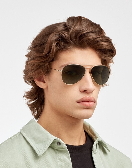 Lentes de sol Hawkers HAWK - POLARIZED GOLD GREEN