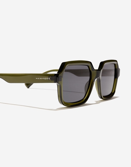 Nos Lunettes de Soleil Hawkers MINIMAL MAX - SAGE GREEN DARK