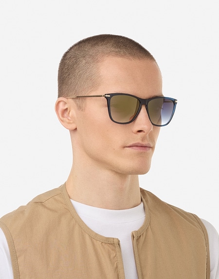 Sunglasses Hawkers ONE CROSSWALK - NAVY GRADIENT GOLD