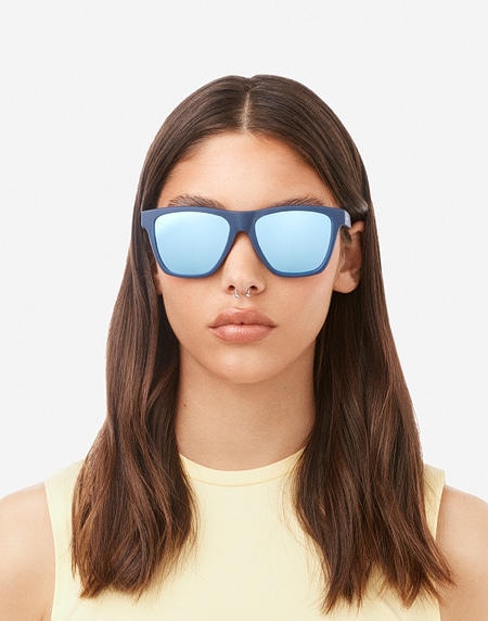 Lentes de sol Hawkers ONE LS RAW - POLARIZED NAVY BLUE CHROME