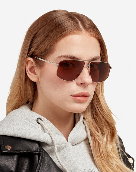 Sunglasses Hawkers POKER - GOLD ROSEWOOD