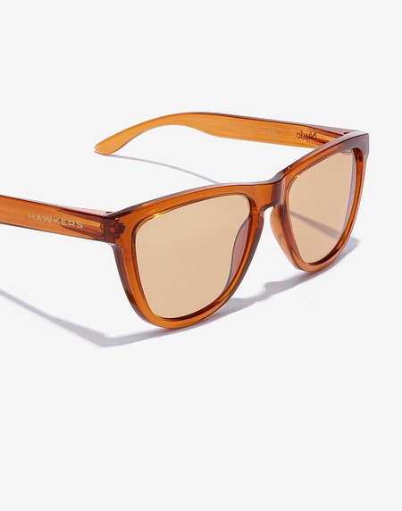 Nos Lunettes de Soleil Hawkers NUDE PROJECT X HAWKERS - ONE RAW MUSTARD